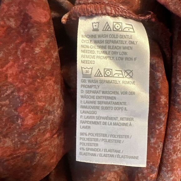 LOGO Lori Goldstein Stretch Woven Button Front Blouse Plus Size 2X Tunic Top - Picture 7 of 10